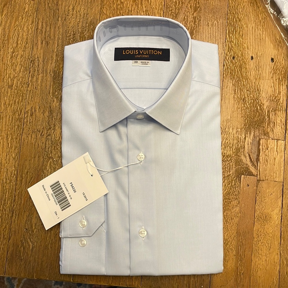 Baby blue suiting shirts 15 1/2